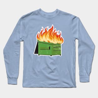Dumpster fire Long Sleeve T-Shirt
